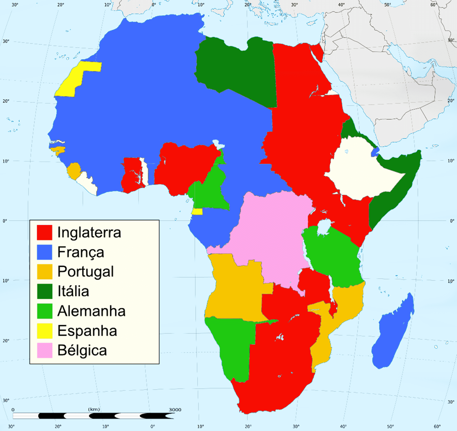 A Conferência de Berlim dividiu a África entre as nações imperialistas