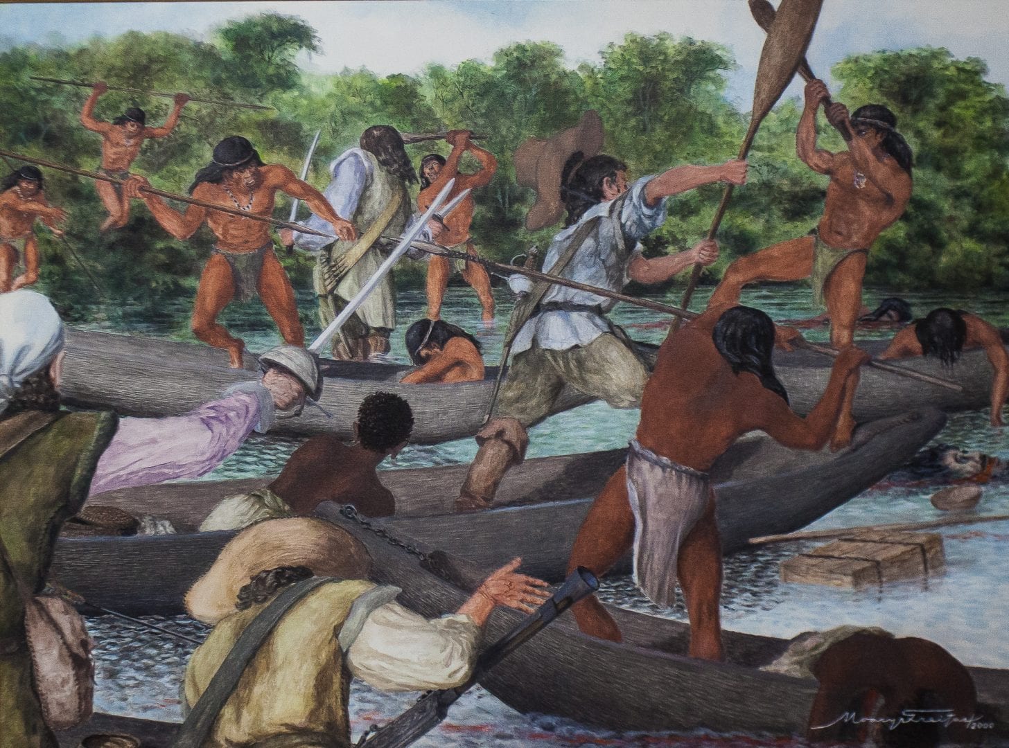 A Guerra dos Manaus foi uma reação dos índios contra a escravidão