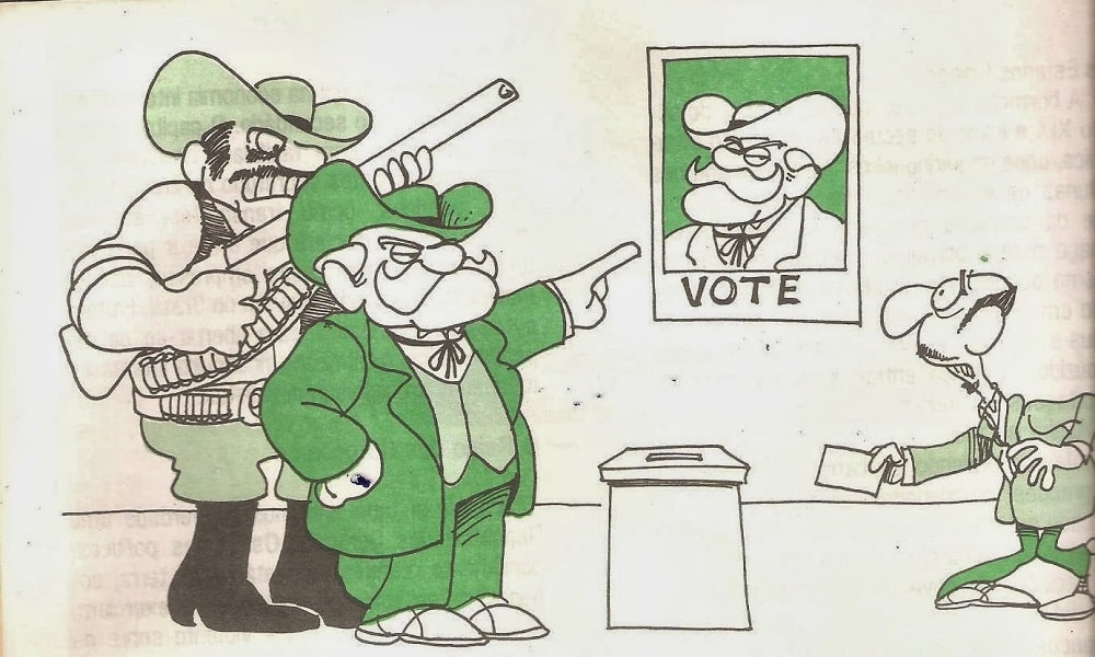 O Voto de Cabresto era uma forma de fraude eleitoral pelos coronéis