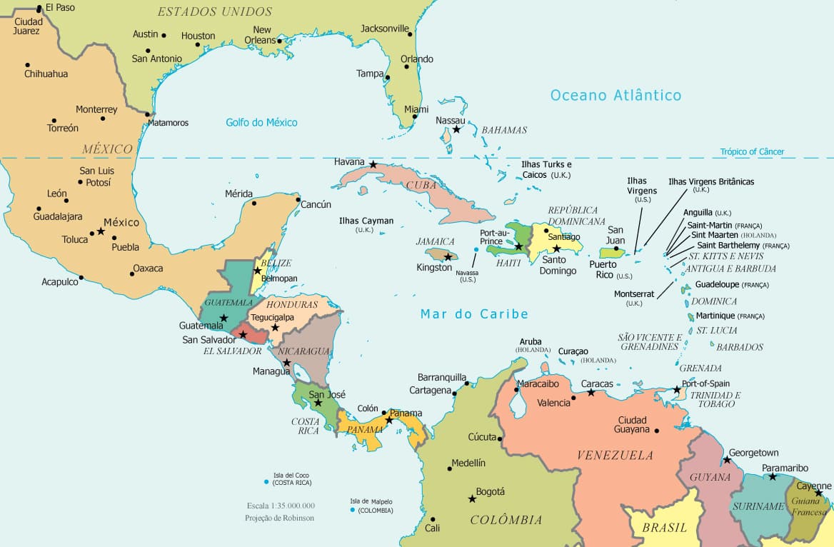 América Central - História, principais características e aspecto geográfico
