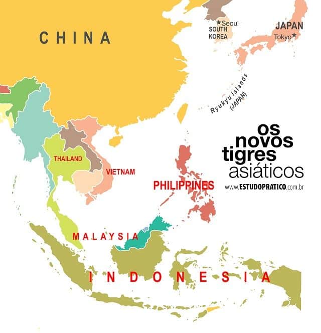 Tigres Asiáticos, o que é? Características e crescimento econômico